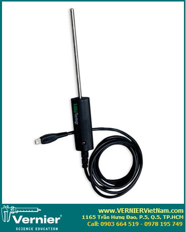 EZ-TMP /Cảm biến nhiệt độ, dải đo –20 đến 115°C cho TI-84 Plus và TI-Nspire (có đầu nối USB mini-A) [EasyTemp [EZ-TMP] hiệu VERNIER 